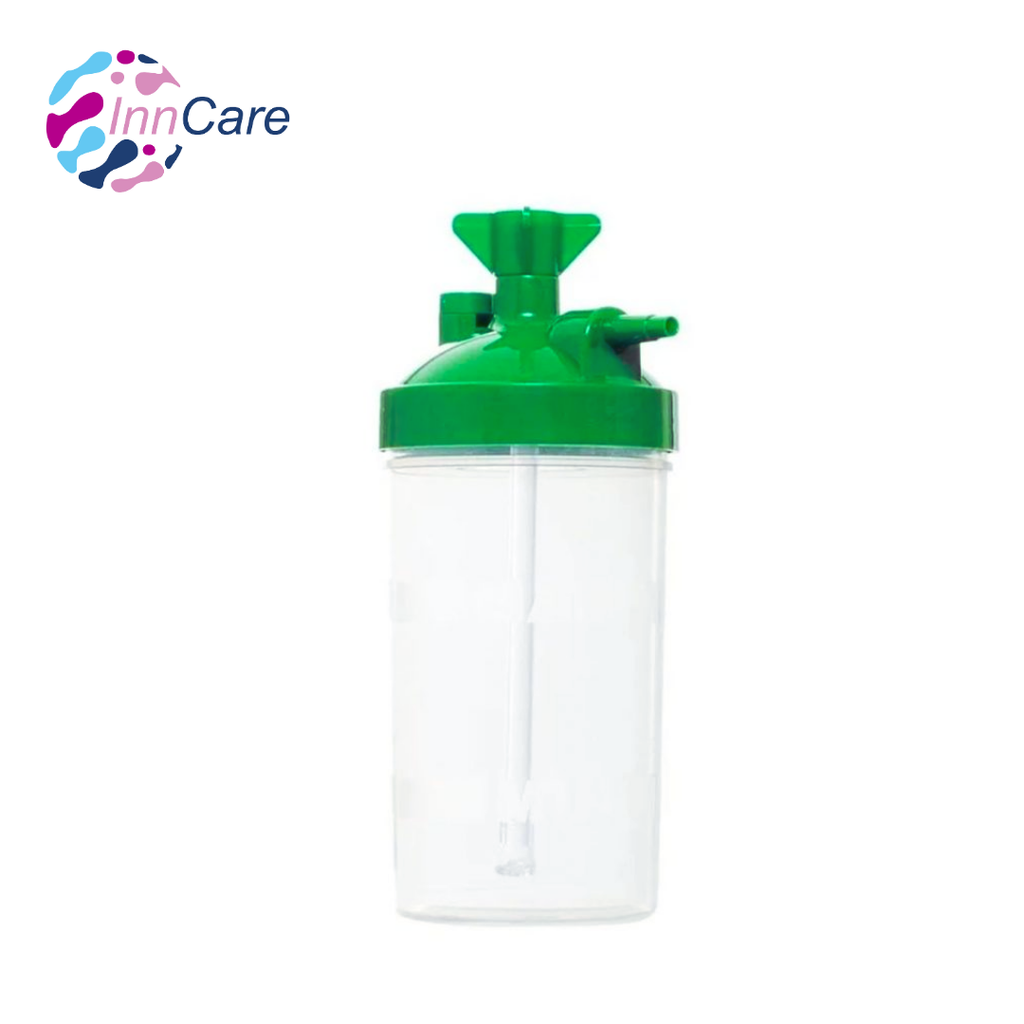 Humificador Verde 500 ml - Vaso para Hidratación en Ventilación Mecánica