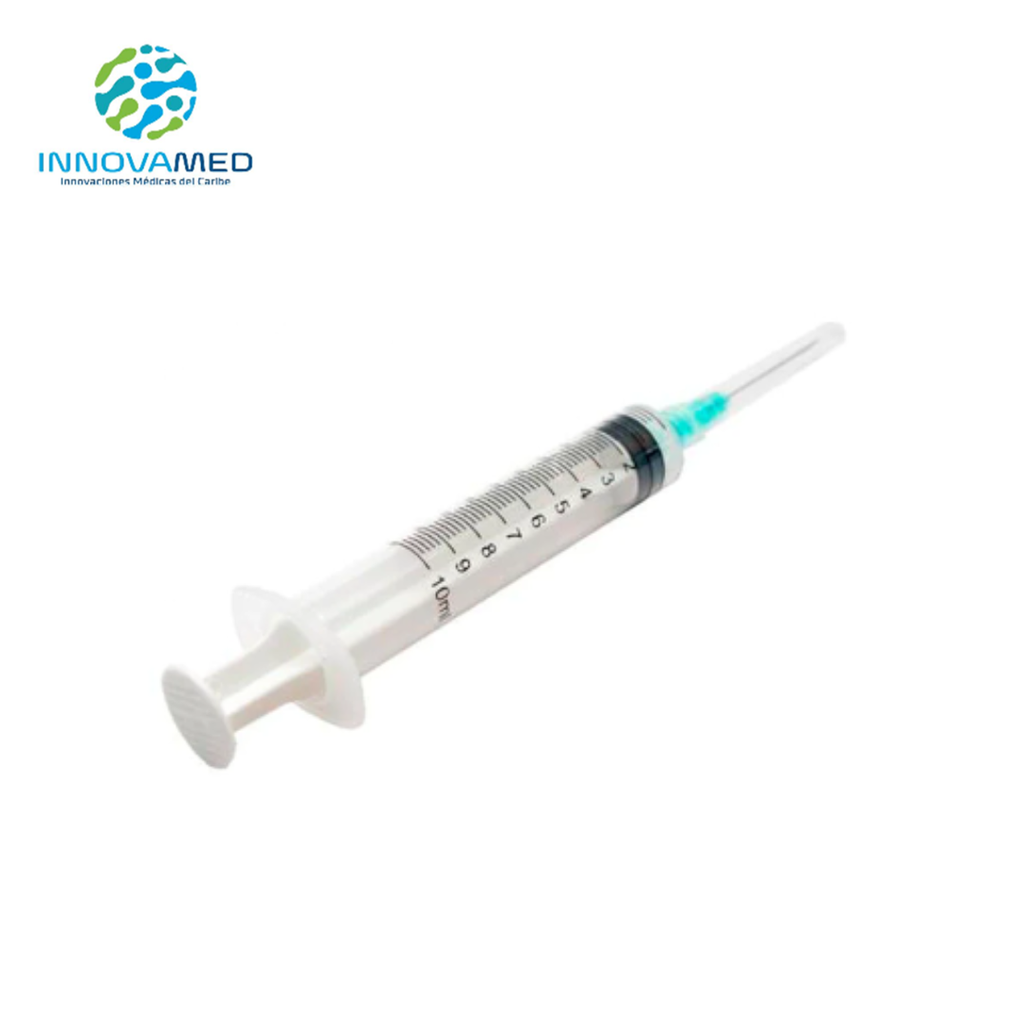 Jeringuilla de 10ml 21G 1 1/2" Luer Lock InnCare