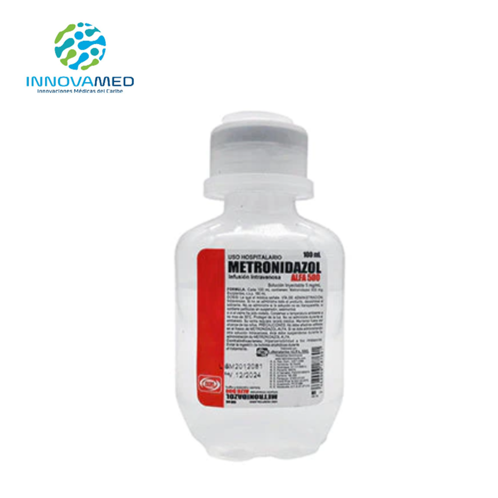 Metronal (infusión) de 500mg en Frasco de 100 ml