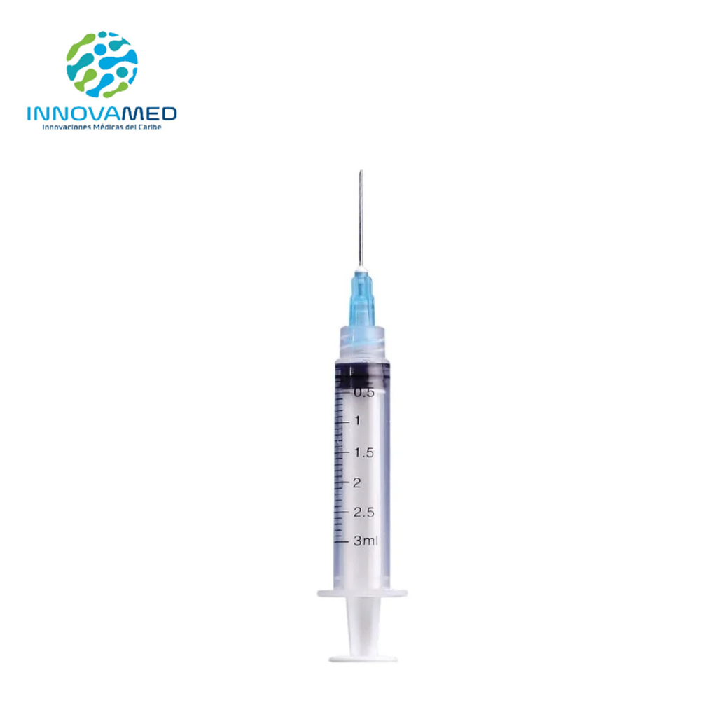 Jeringuilla de 3ml 23G 1" Luer Lock Global Medical