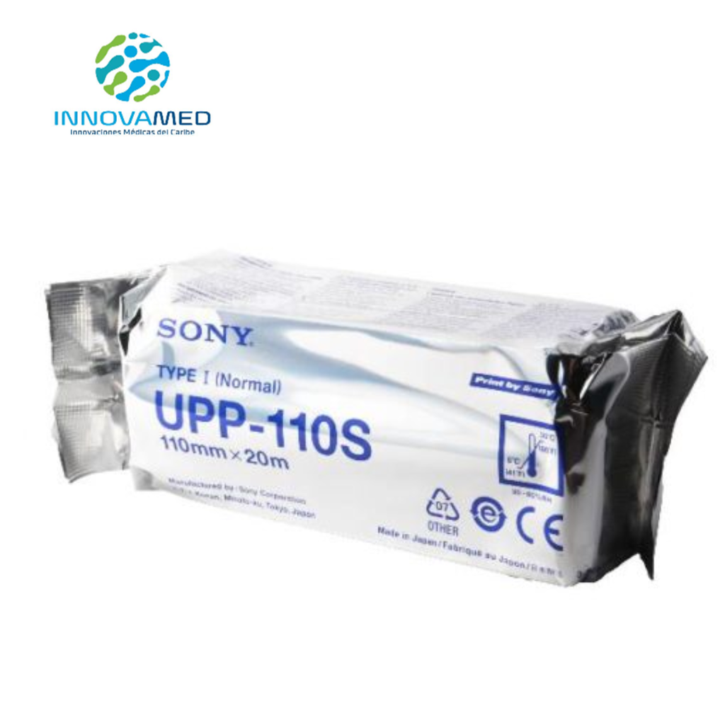 Papel de Ultrasonido EKG de 110mm x 20m 110S en Rollo