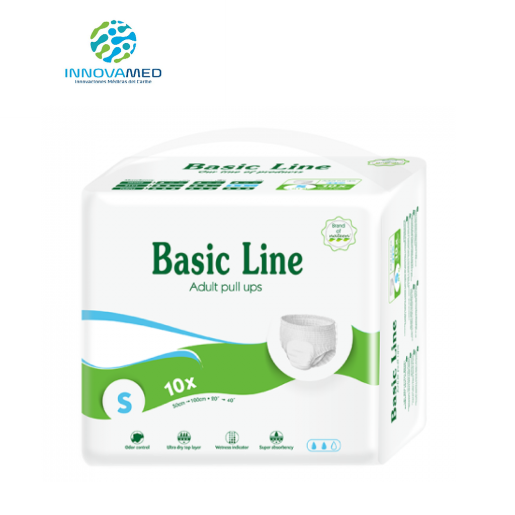 PAÑALES P/ADULTO S BASIC LINE NATEEN