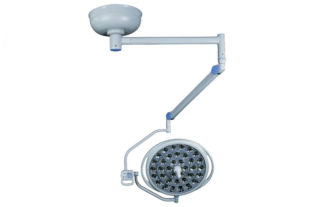 LAMPARA QUIRURGICA DE TECHO LEDTECH7000 DE UN DOMO 70CM LUMEN 160000 LUX