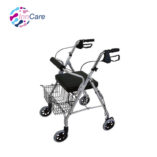 [YK7010]  Andador con Frenos, Ruedas  y Asiento InnCare