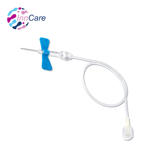 [INN-303] Mariposita para Canalizar 23G de18cm, Color Azul InnCare