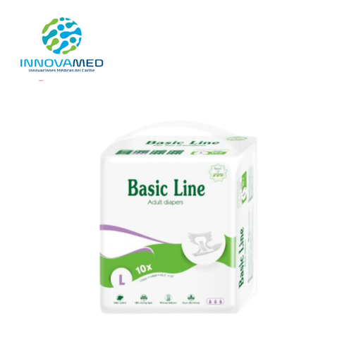 [NTE-B003] Pañales para Adulto (L) Basic Line Nateen (Abietos)